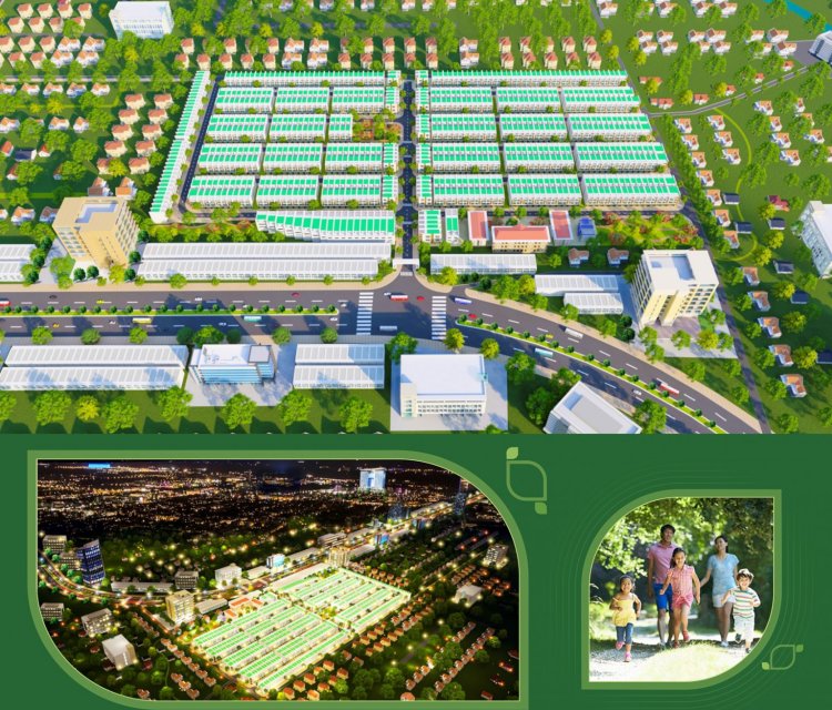 Tiện ích xanh tại Khu đô thị Phương Toàn Phát Bến Cát