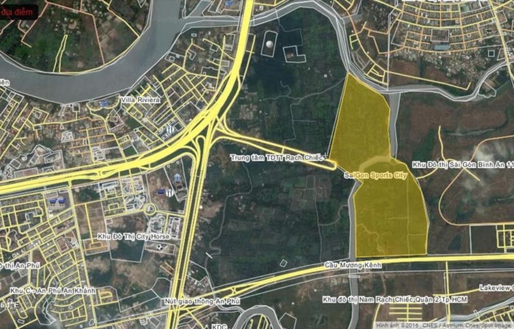 Vị trí dự án căn hộ Velona Quận 2