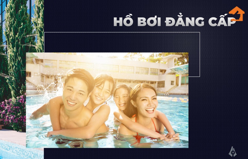 Hồ bơi đẳng cấp tại dự án