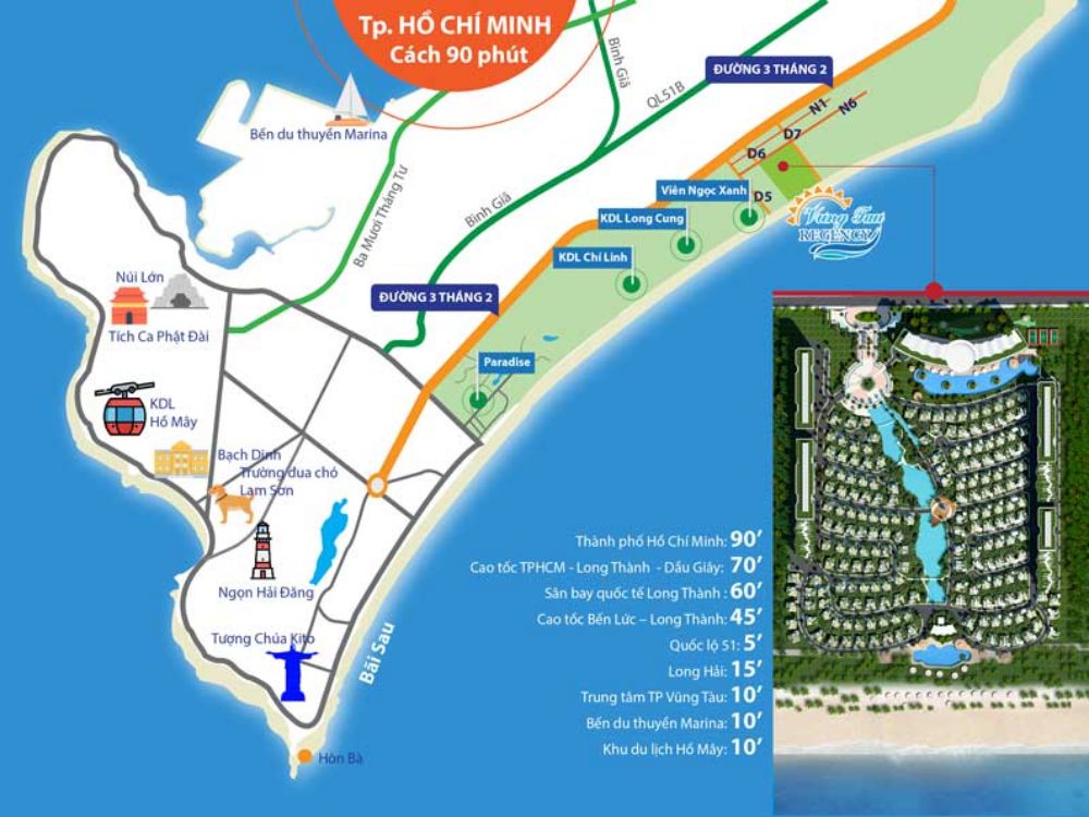 Vị trí dự án The Maris Vũng Tàu