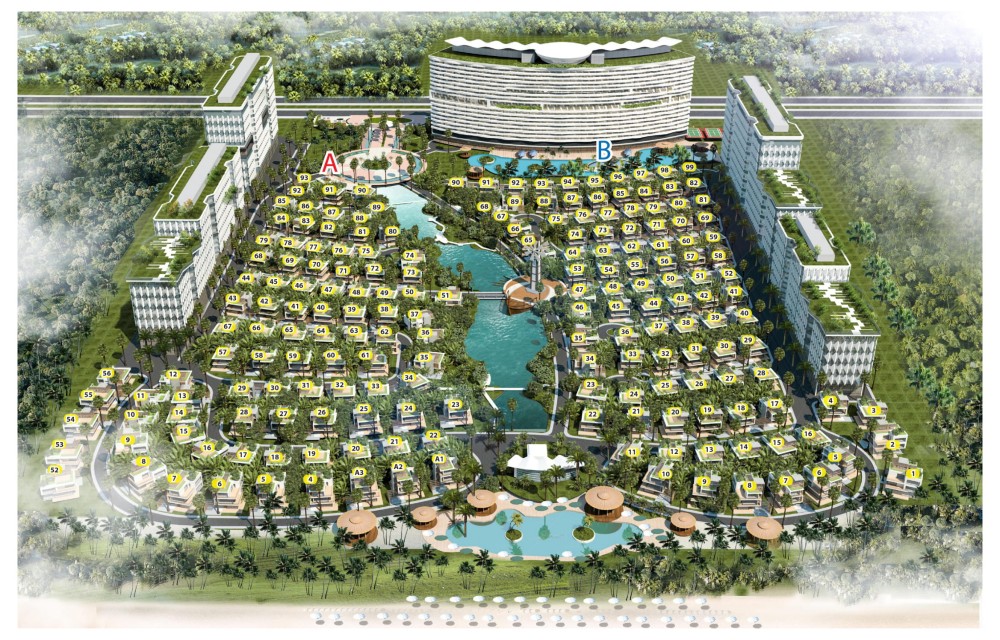 Mặt bằng tổng thể dự án The Maris Vũng Tàu