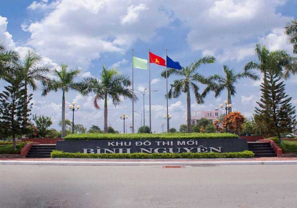 Hình ảnh thực tế cổng căn hộ chung cư Bình Nguyên mới Bình Dương