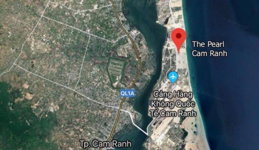 Vị trí dự án căn hộ Condotel Cam Ranh Bay Khánh Hoà