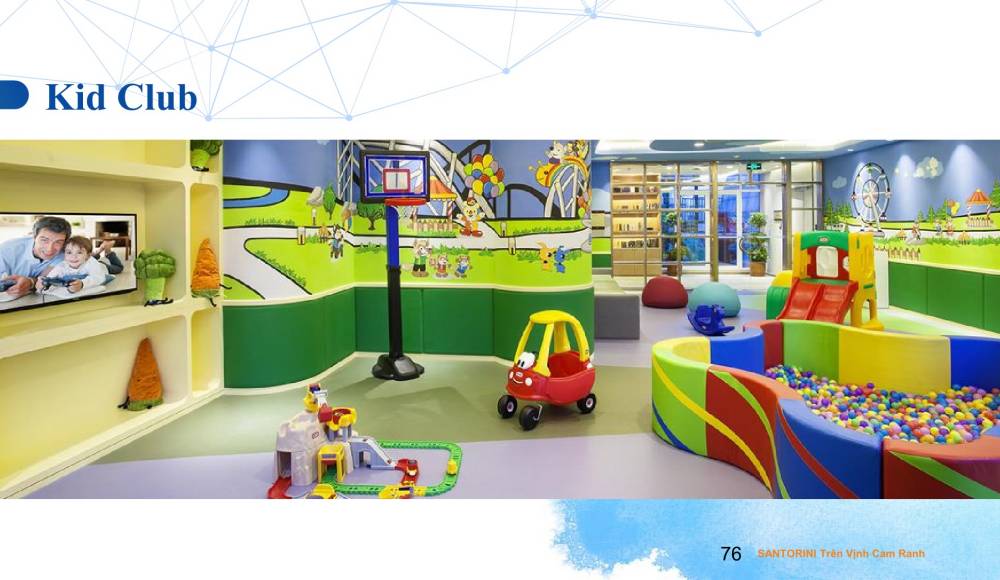 Tiện ích Kid Club căn hộ Condotel Cam Ranh Bay