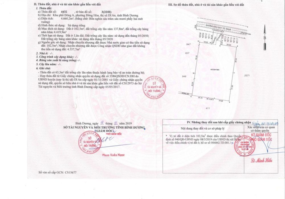 Sổ hồng tổng thể nhà phố Louis Resident Dĩ An Bình Dương