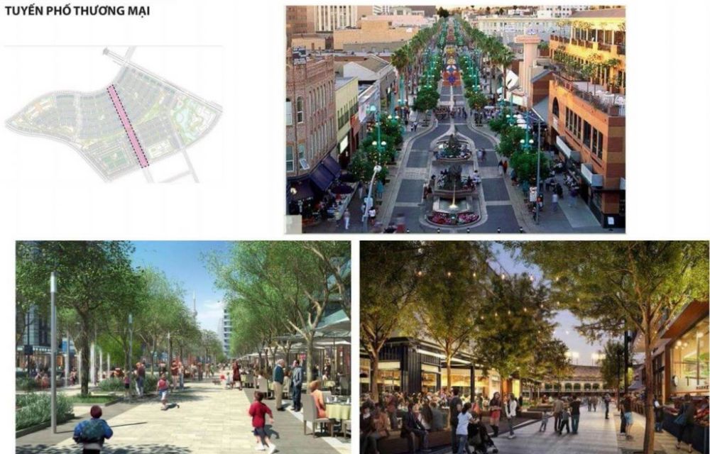 Phố thương mại tại dự án Meyhomes Capital Phú Quốc