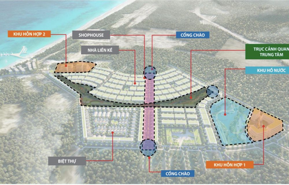 Mặt bằng phân lô dự án Meyhomes Capital Phú Quốc