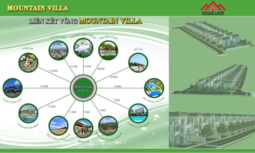 Mặt bằng dự án đất nền biệt thự Mountain Villa Bà Rịa