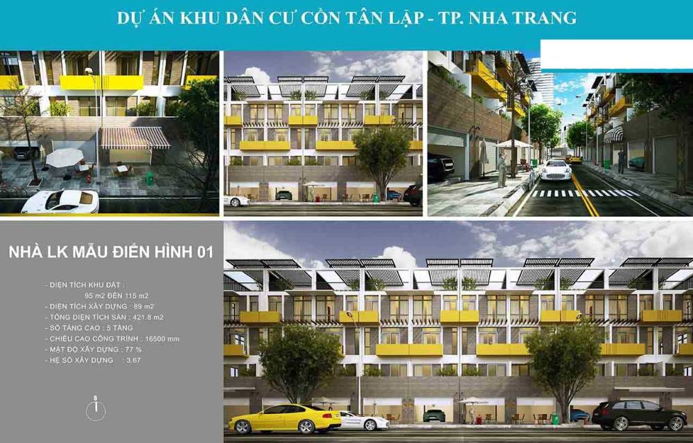Thiết kế biệt thự 01 dự án Cồn Tân Lập Nha Trang