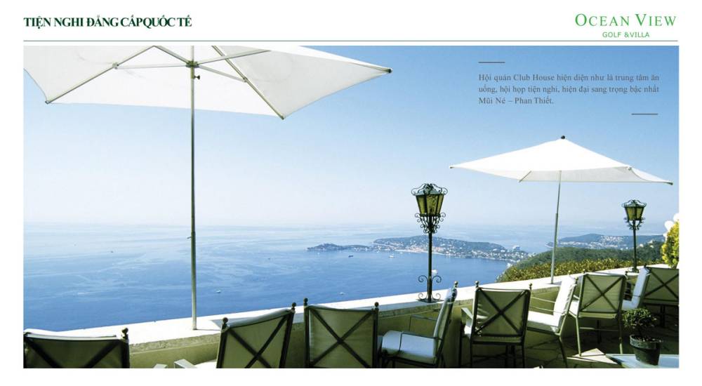 Vị trí  biệt thự Ocean View Golf & Villas