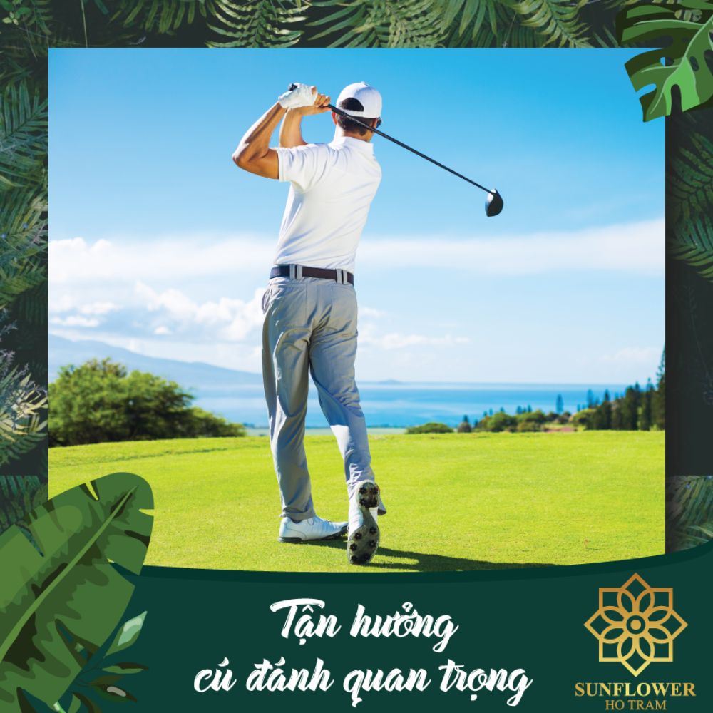 Sân Golf trong dự án biệt thự Sunflower Hồ Tràm Bà Rịa Vũng Tàu