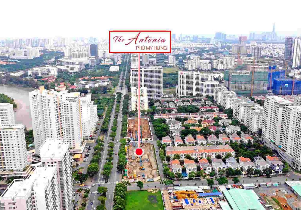 Vị trí dự án căn hộ The Antonia Phú Mỹ Hưng Quận 7 trên Google Maps