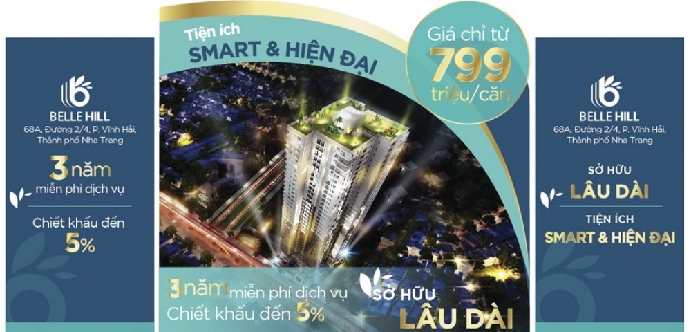 Chương trình chiết khấu dự án căn hộ Belle Hill Nha Trang
