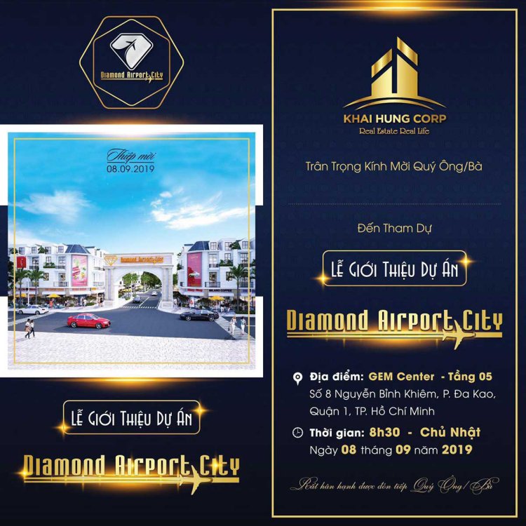 Thư mời dự án Diamond Airport City Long Thành