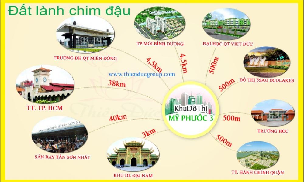 Tiện ích khu đô thị công nghiệp Mỹ Phước 3