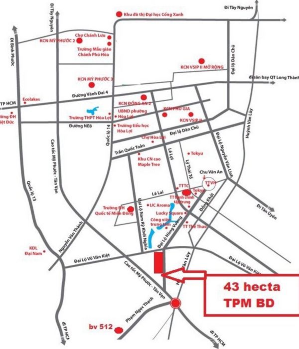 Ví trí Khu đô thị Mega City 3