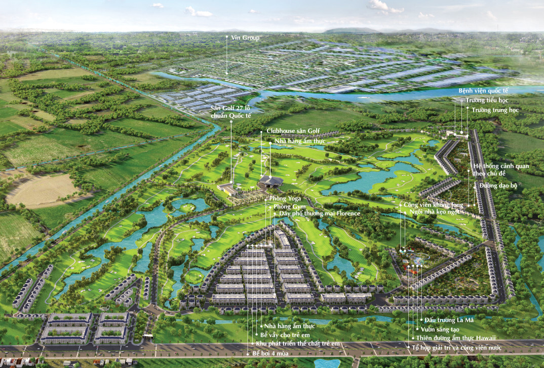 Phối ảnh tổng thể dự án shophouse Imperia Grand Plaza Đức Hòa.