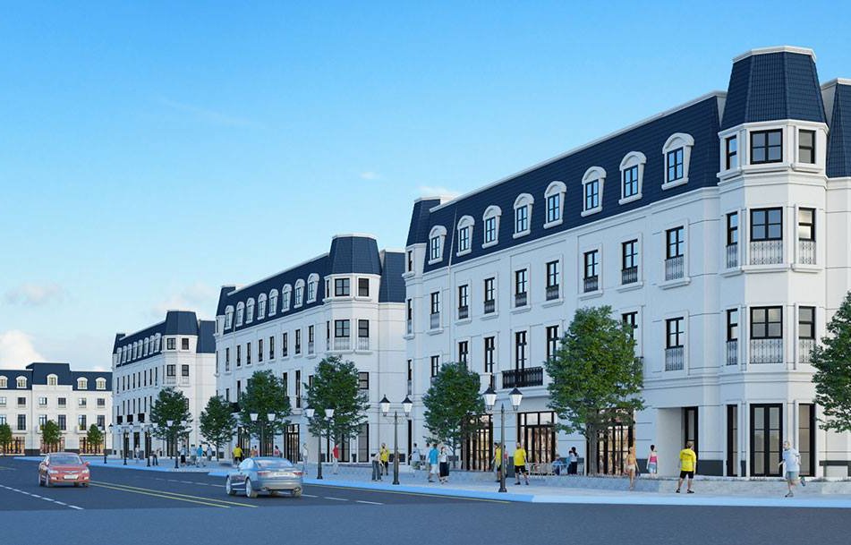 Phối cảnh biệt thự dự án Royal Riverside City Móng Cái Quảng Ninh 