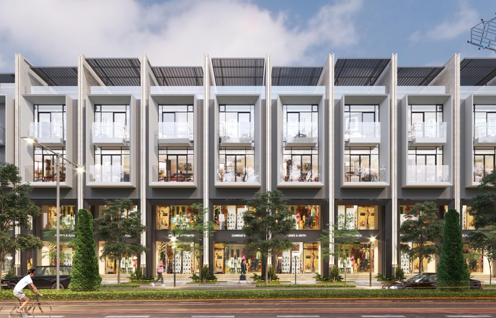 Thiết kế Shophouse dự án đất nền Qi Island Bình Dương