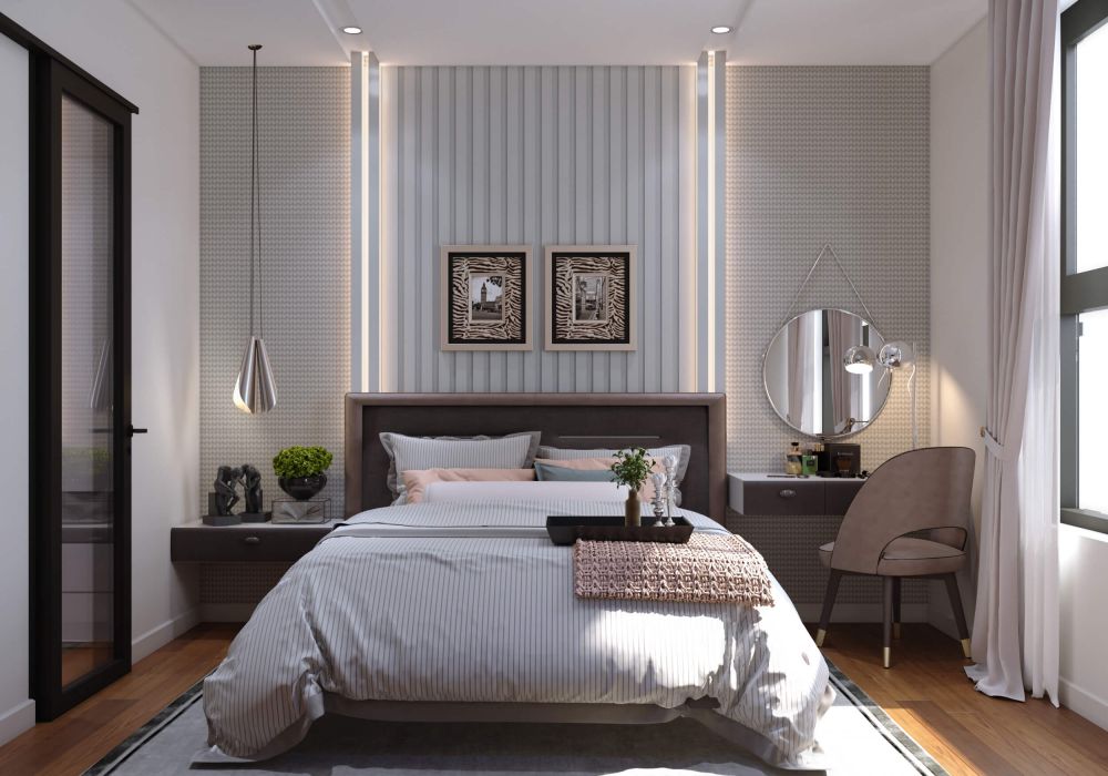 Thiết kế phòng ngủ dự án căn hộ The Youth Thủ Đức