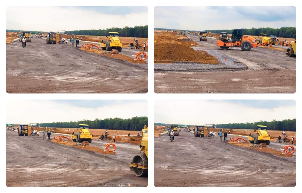 Tiến độ xây dựng hạ tầng dự án Gem Sky World