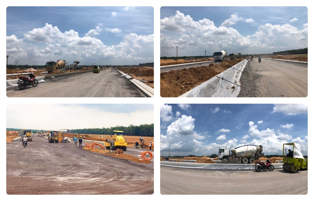 Tiến độ xây dựng hạ tầng dự án Gem Sky World