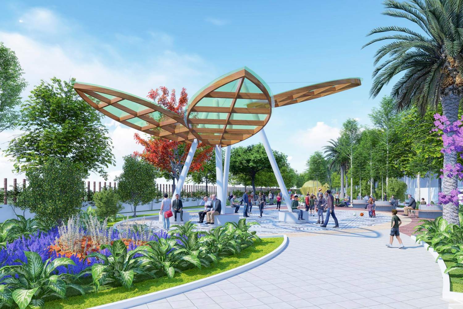 Công viên dự án Dragon City Bàu Bàng Bình Dương