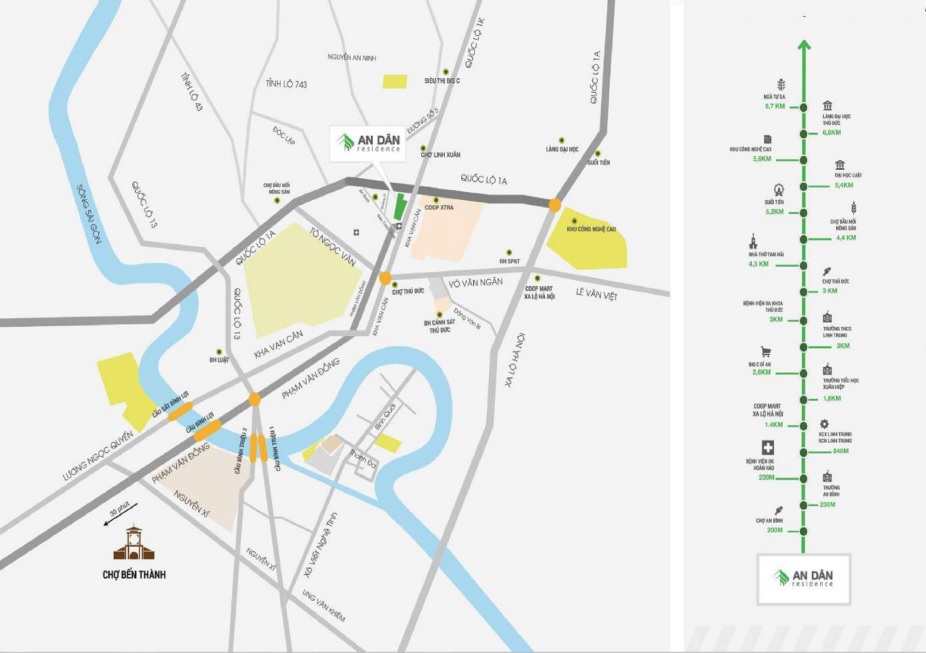 Ví trí căn hộ An Dân Residence
