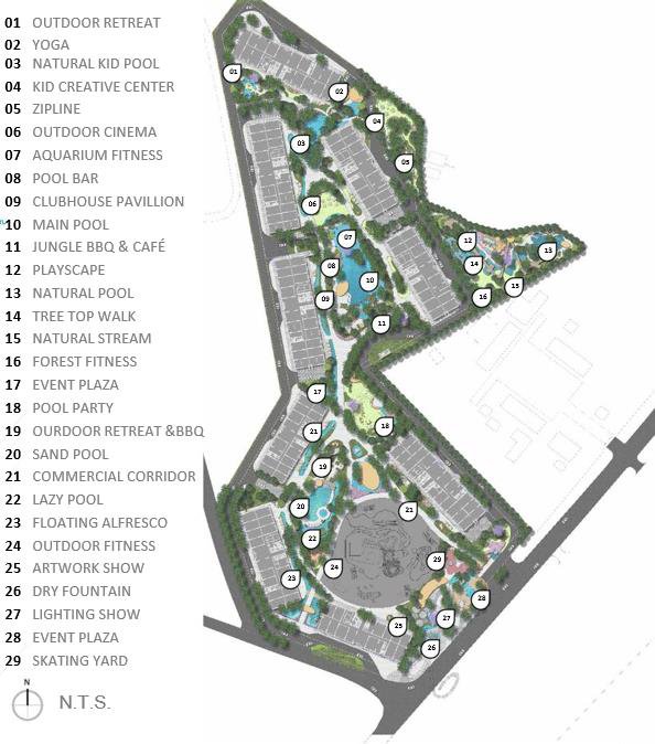 Mặt bằng quy hoạch dự án Serenity Phước Hải tại Bà Rịa - Vũng Tàu