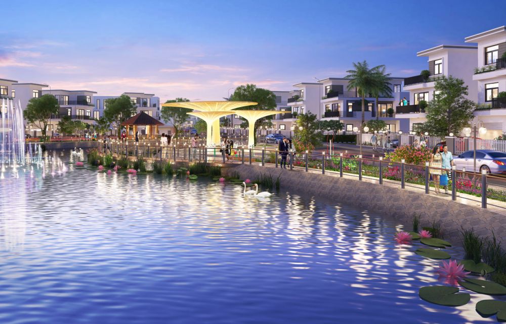 Thiết kế dự án nhà phố An Phú Residence Bình Dương ven sông dự kiến