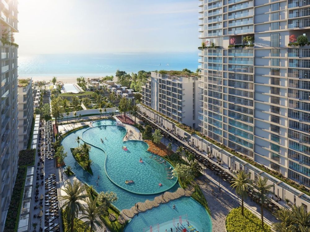 Hồ bơi dự án căn hộ biệt thự Aria Vũng Tàu Hotel & Resort