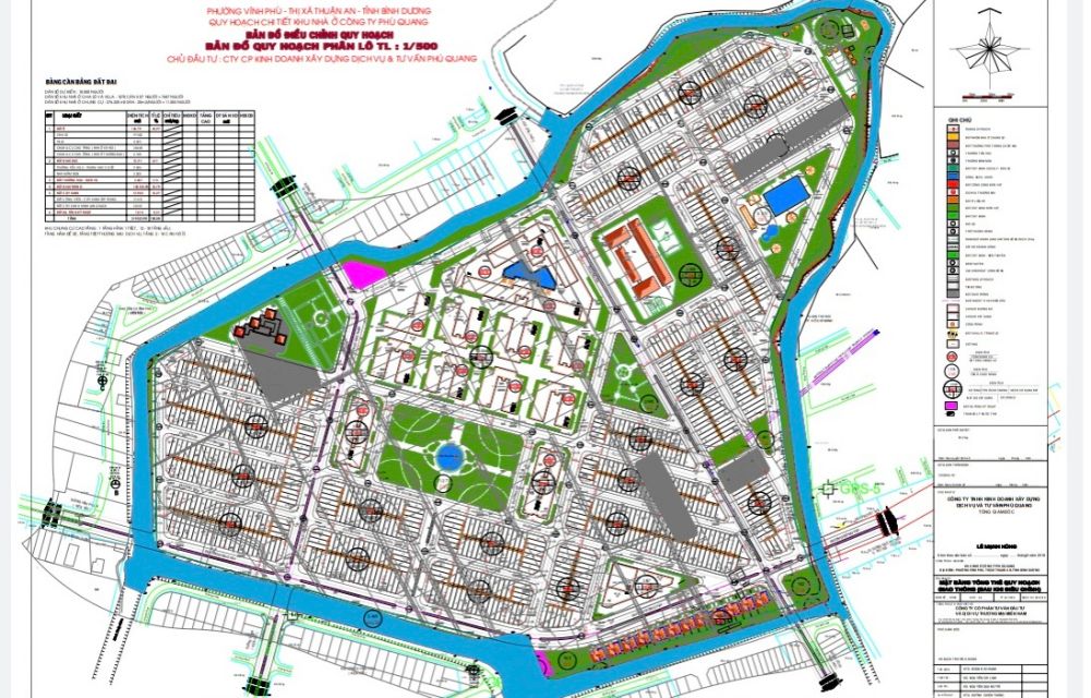 Mặt bằng dự án đất nền Island Riverside Bình Dương