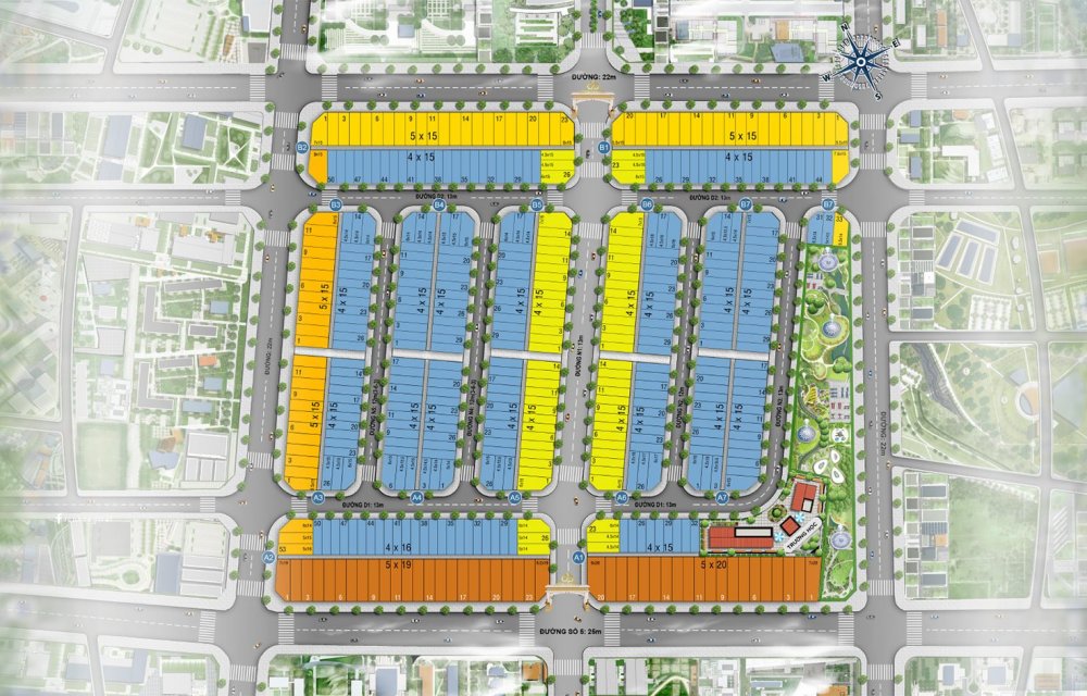 Mặt bằng dự án  Icon Central Bình Dương