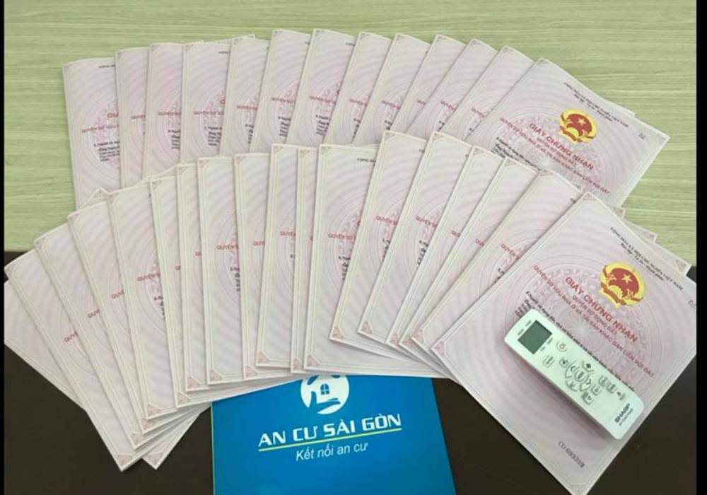 Sổ đỏ dự án Thịnh Vượng 2 Residence Củ Chi