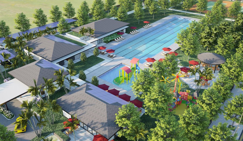 Hồ bơi dự án Sun Casa Central Bình Dương