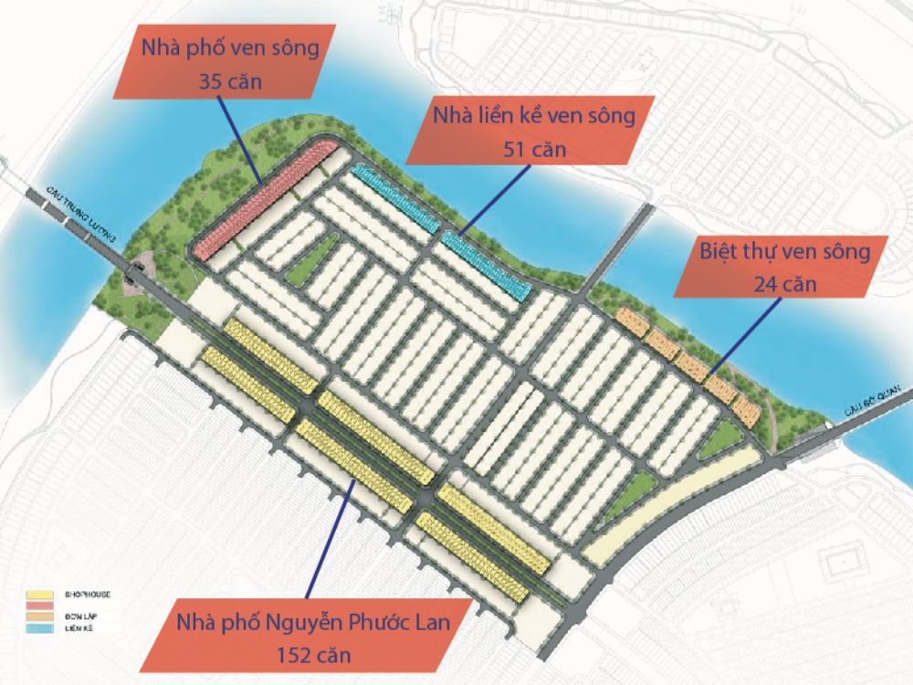 Mặt bằng tổng thể Sun Grand City Nam Hòa Xuân