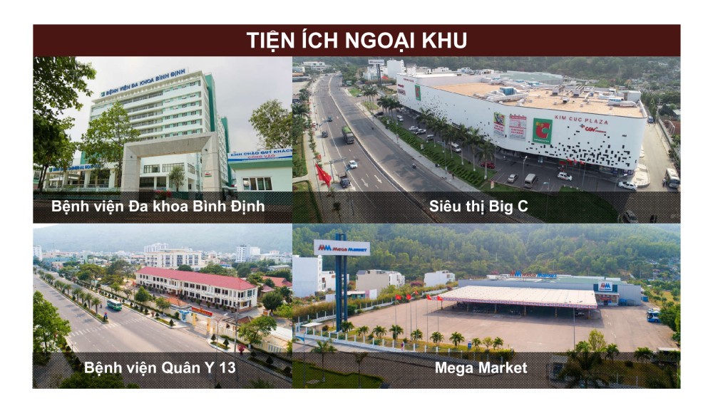 Tiện ích ngoại khu căn hộ Grand Center Quy Nhơn 