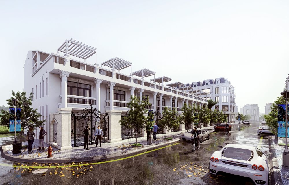 Thiết kế nhà phố thương mại dự án Wonder Home Đồng Xoài Bình Phước