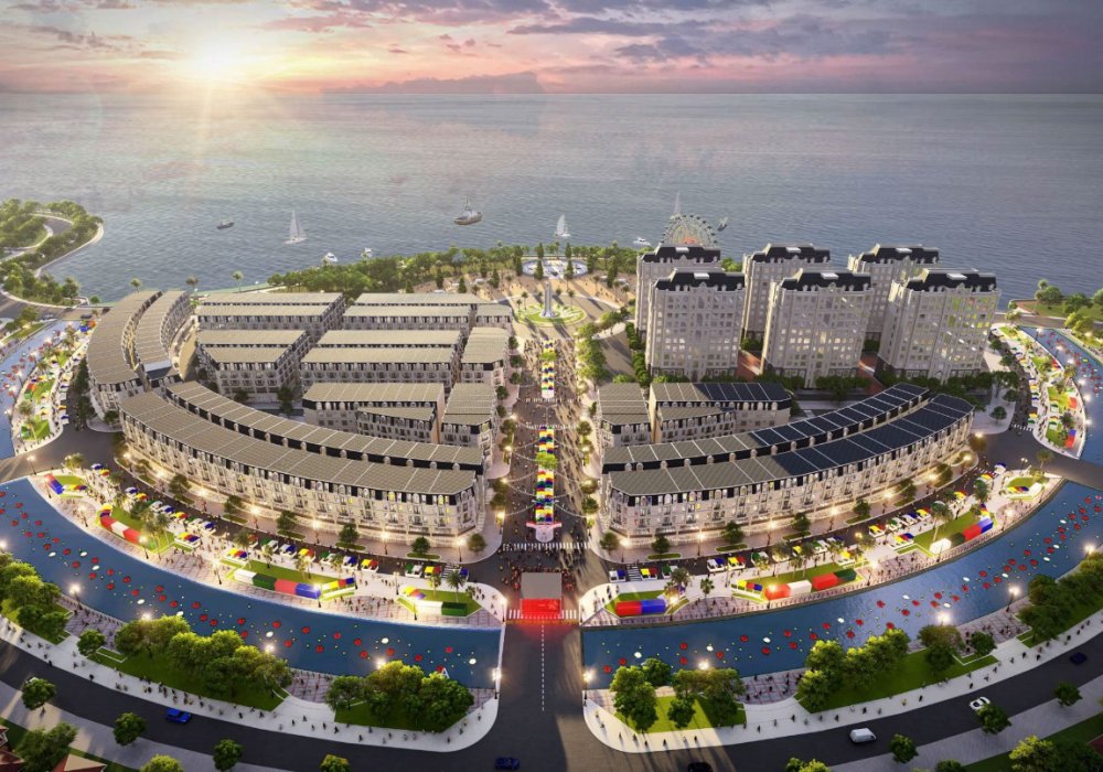 Phối cảnh dự án Hà Tiên Centoria Night Market