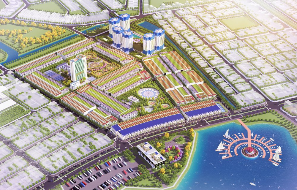 Mặt bằng phân lô dự án khu đô thị Homeland Central Park Đà Nẵng