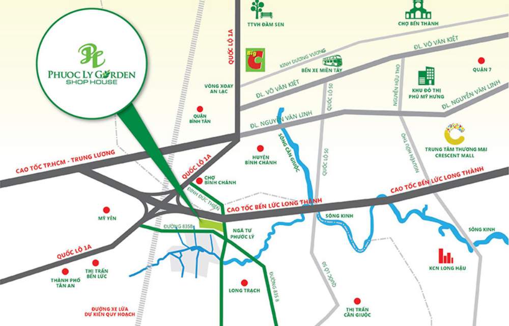 Vị trí dự án Nasaky Garden Shophouse