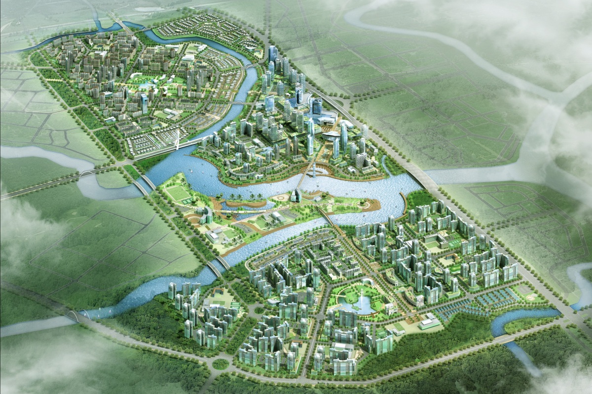 Phối cảnh dự án khu đô thị ZeitGeist Nhà Bè