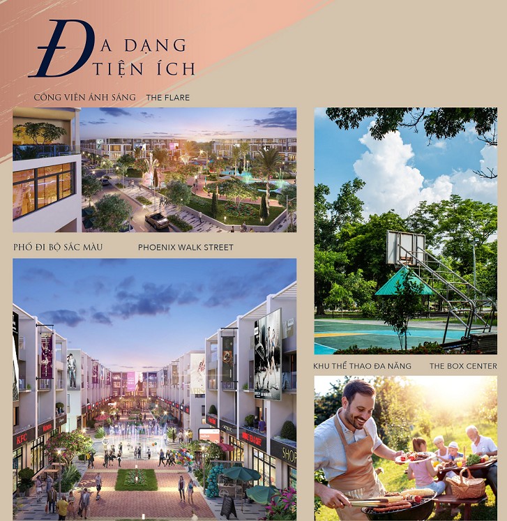 Tiện ích đa dạng nội khu dự án Prime City 