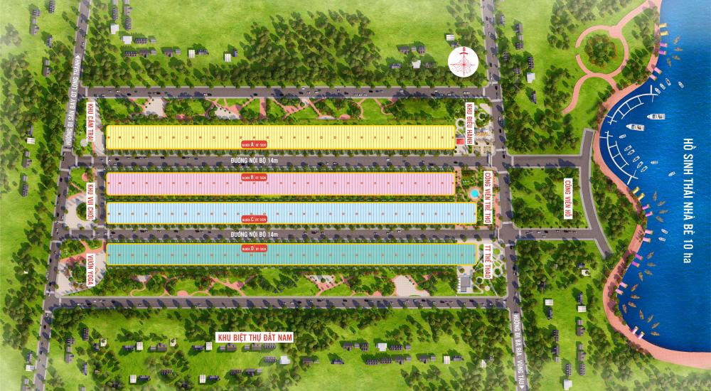 Mặt bằng dự án đất nền Phú Mỹ Future City Bà Rịa