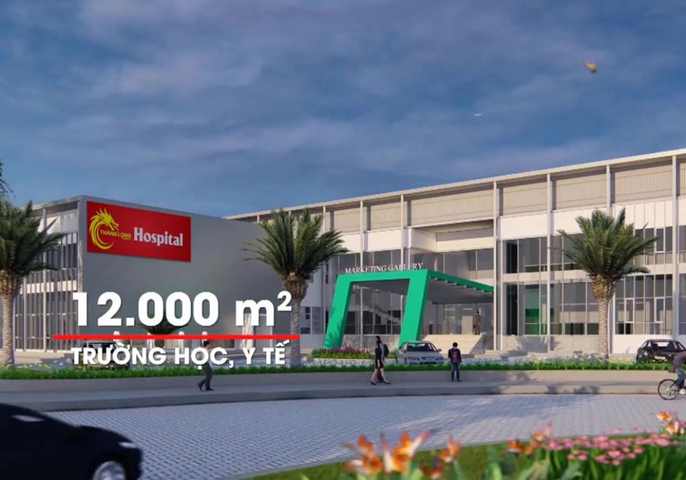 Diện tích trường học và y tế là 12000 m2 của dự án Thăng Long Residence