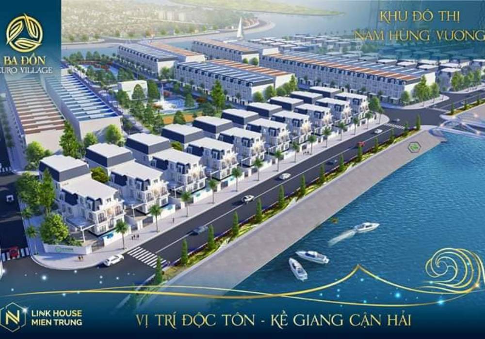 Dự án Ba Đồn Euro Village Quảng Bình bên sông Giang