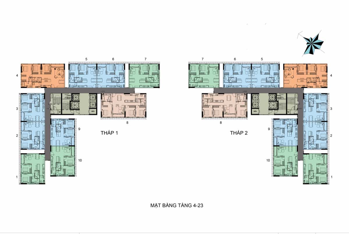 Mặt bằng dự án Căn hộ Essensia Nam Sài Gòn