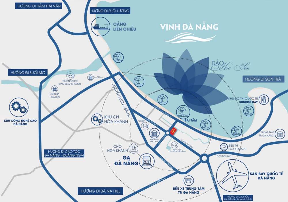 Vị trí dự án nhà phố Melody City Đà Nẵng