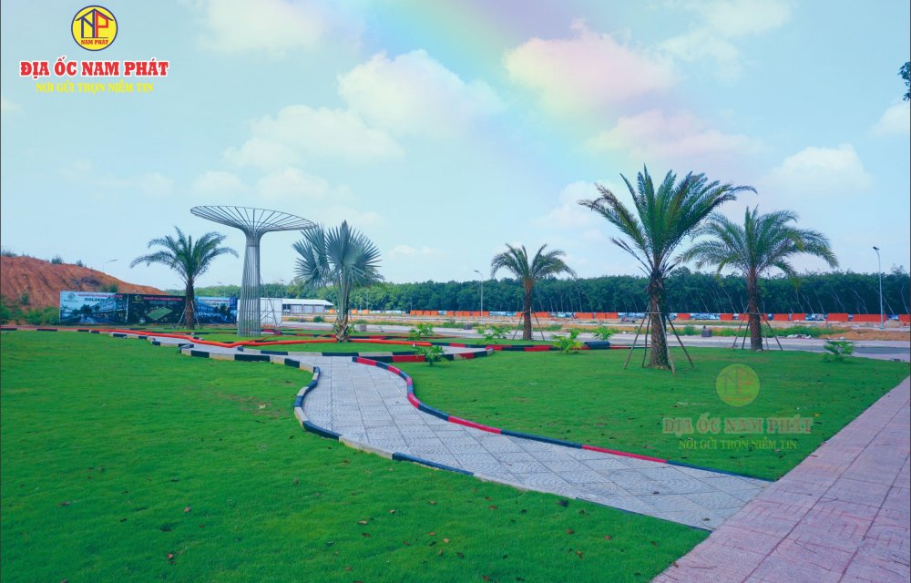 Công viên dự án Phương Toàn Phát khang trang, hạ tầng thi công đúng tiến độ