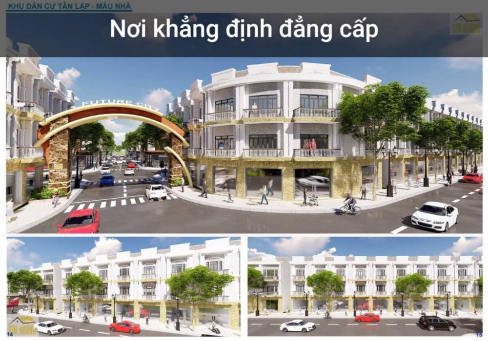 Nhà mẫu dự án Tân Lập Garden City